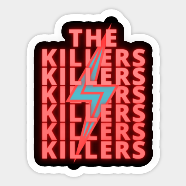 Lightning The Killers Killers Sticker TeePublic